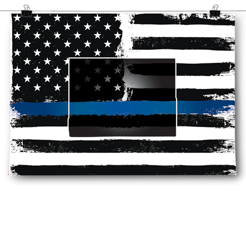 Thin Blue Line - Wyoming
