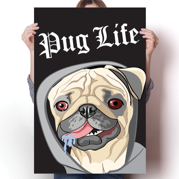 Pug Life Dog