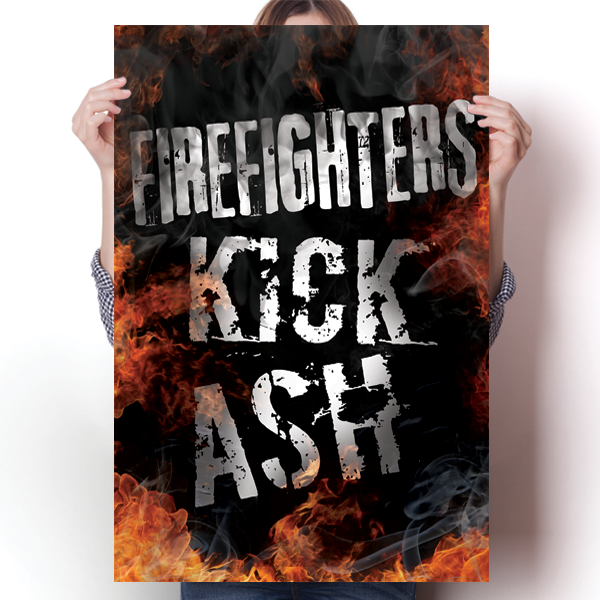 Firefighters Kick Ash Firemen