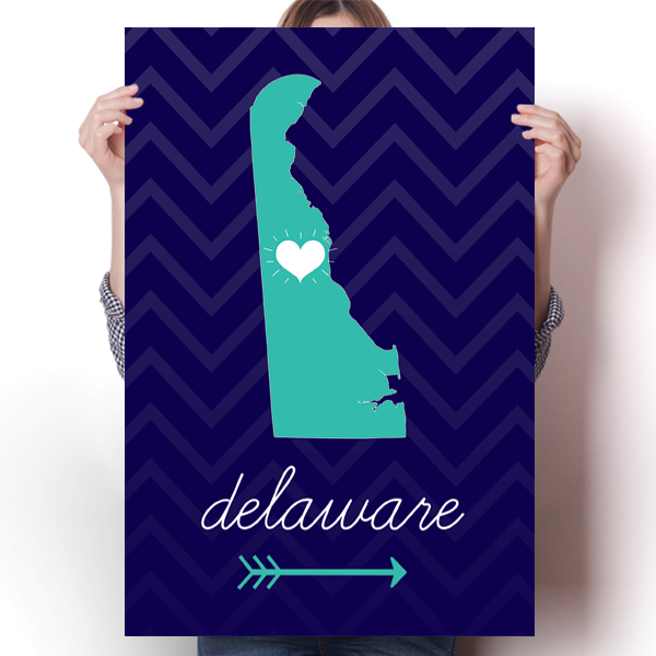 Delaware State Chevron Pattern