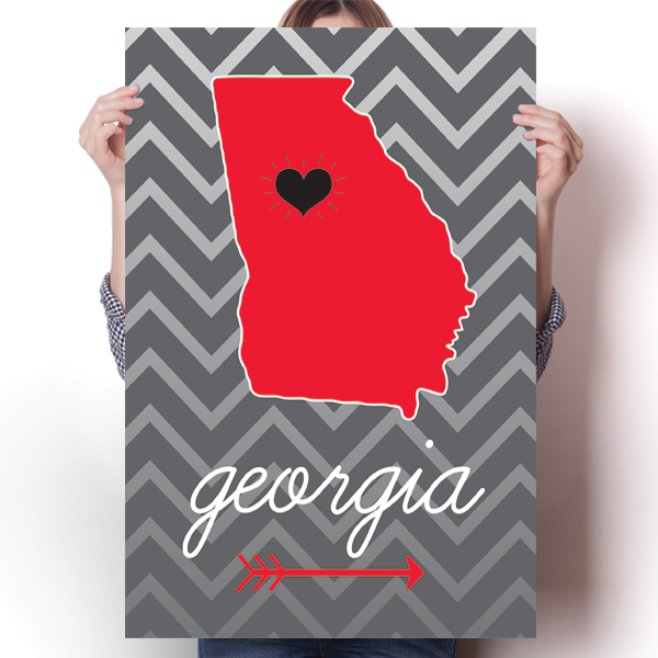 Georgia State Chevron Pattern