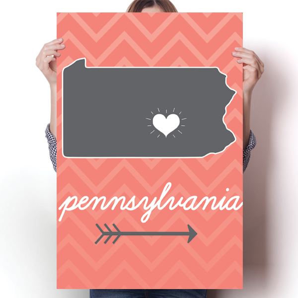 Pennsylvania State Chevron Pattern