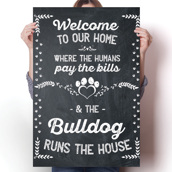 The Bulldog Runs The House