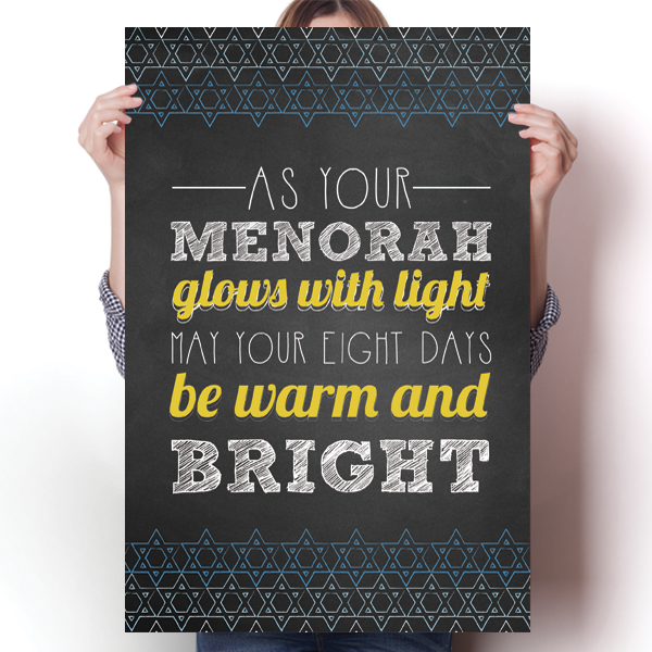 May Your Eight Days Be Warm and Bright - Hanukkah