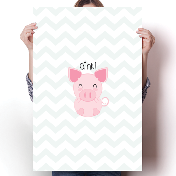 Oink! - Pig Chevron