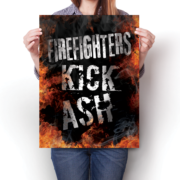 Firefighters Kick Ash Firemen