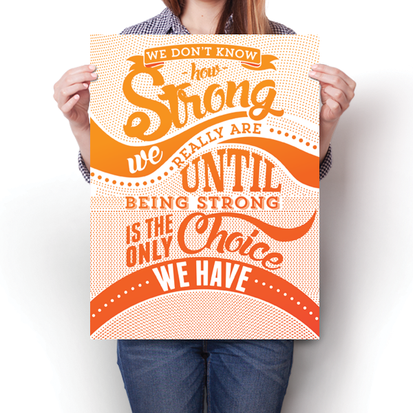 How Strong - Orange Awareness Color