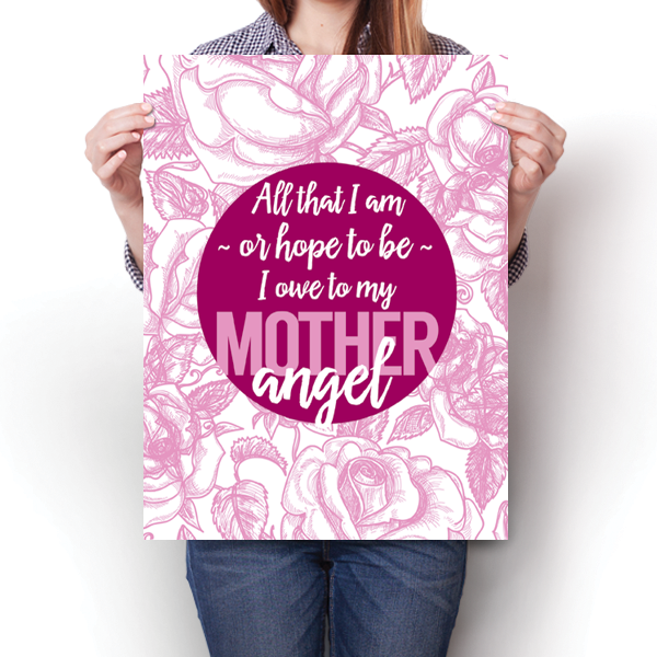 Mother Angel - Abraham Lincoln Quote