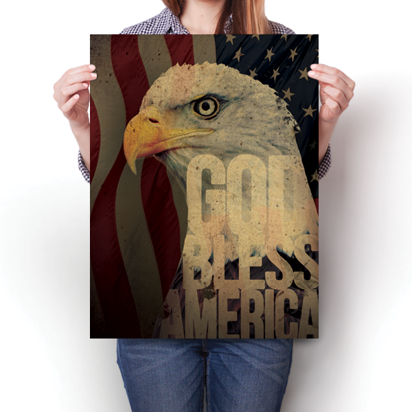 God Bless America - Bald Eagle