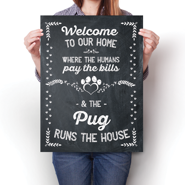The Pug Runs The House