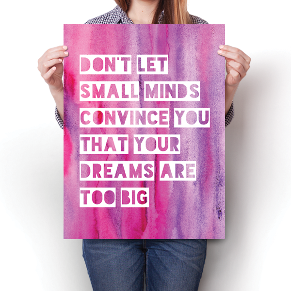 Don't Let Small Minds