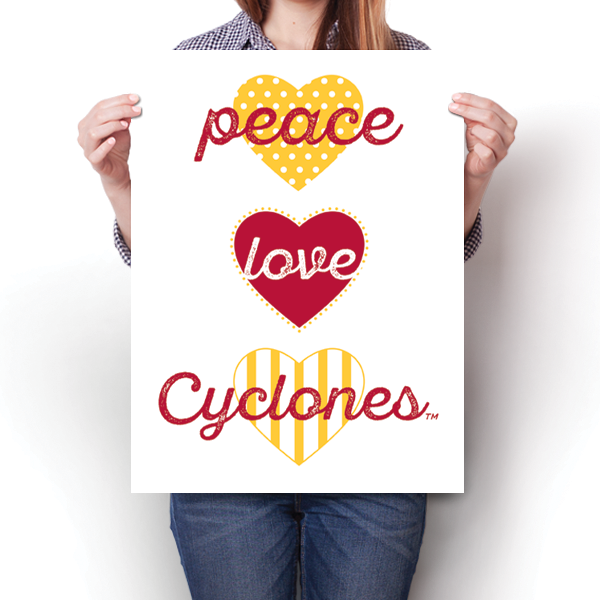 Peace, Love, Cyclones (Iowa State University) - NCAA