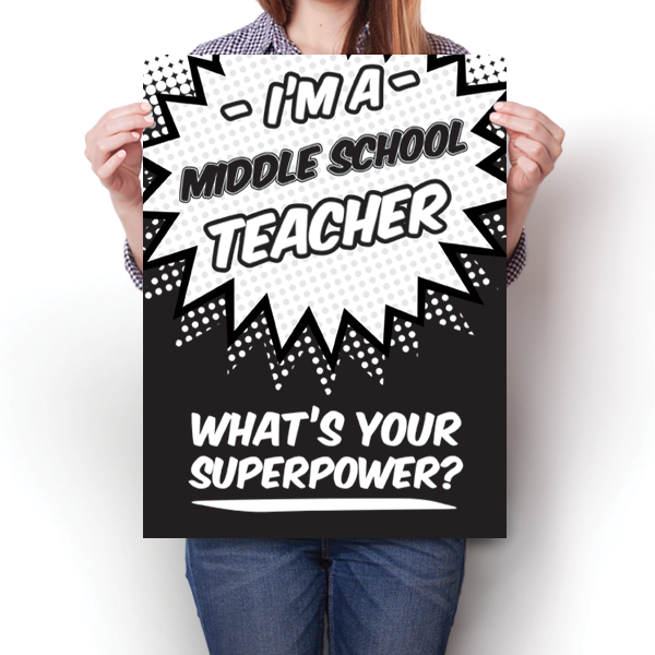 What's Your Superpower - Middle School Teacher