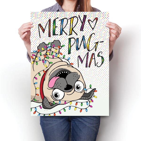 Merry Pugmas - Christmas