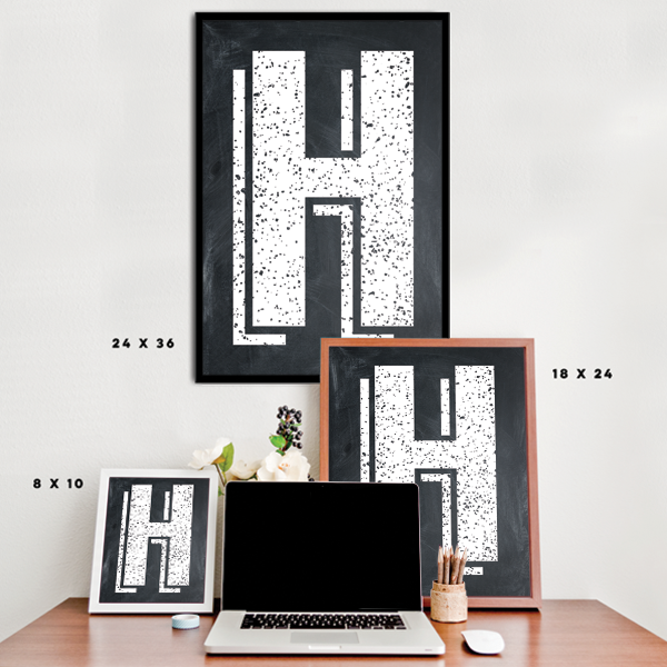 Alphabet Letters - H – InspiredPosters