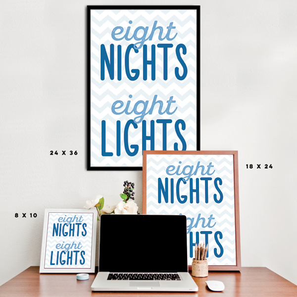 Eight Nights, Eight Lights - Hanukkah